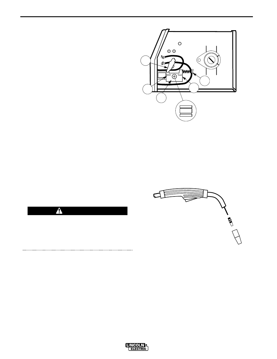 Operation, Warning | Lincoln Electric IM710 SP-170T User Manual | Page 19 / 45