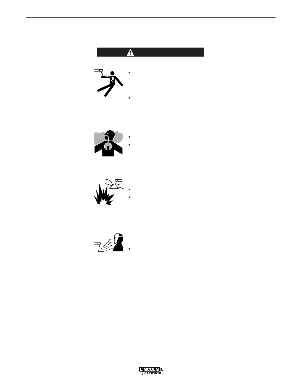 Operation, Warning | Lincoln Electric IM790 SP-175 Plus User Manual | Page 14 / 37
