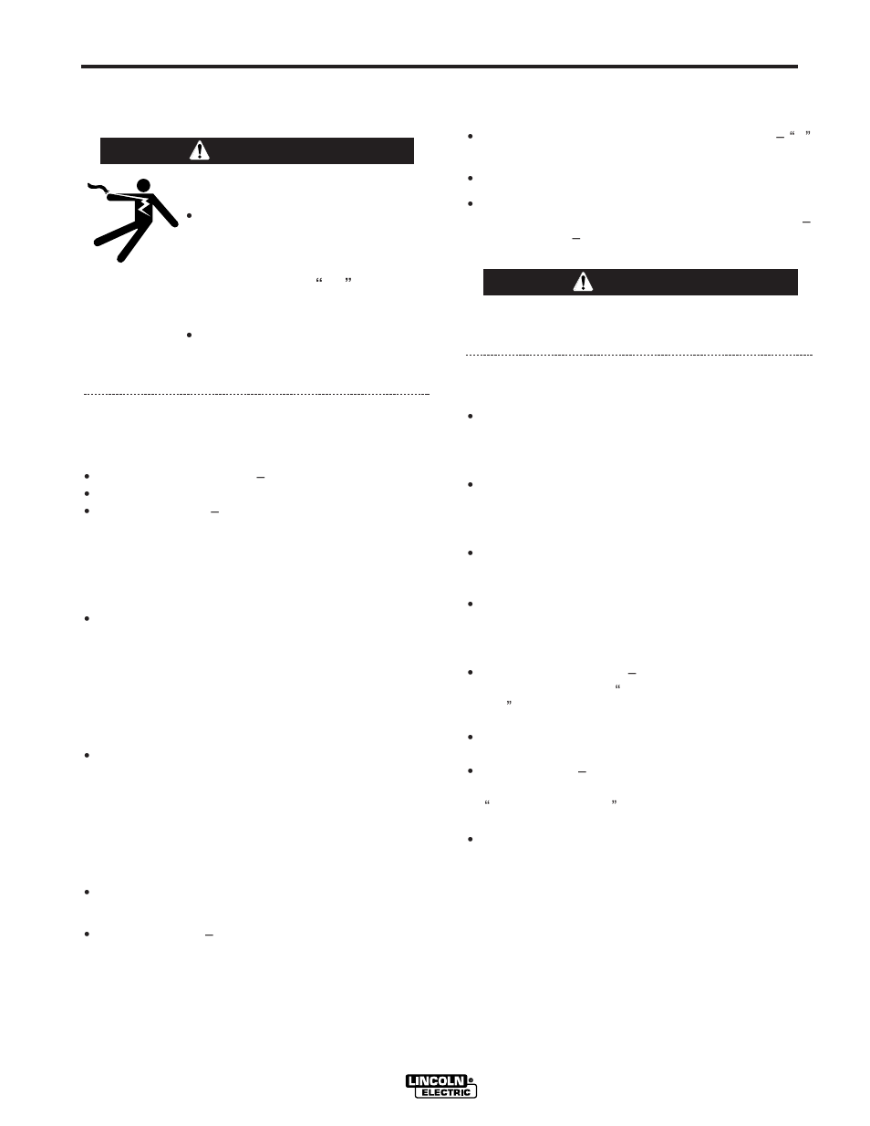 Maintenance, Maintenance safety precautions, Items requiring no maintenance | Routine and periodic mainte- nance, Warning | Lincoln Electric IM790 SP-175 Plus User Manual | Page 24 / 37