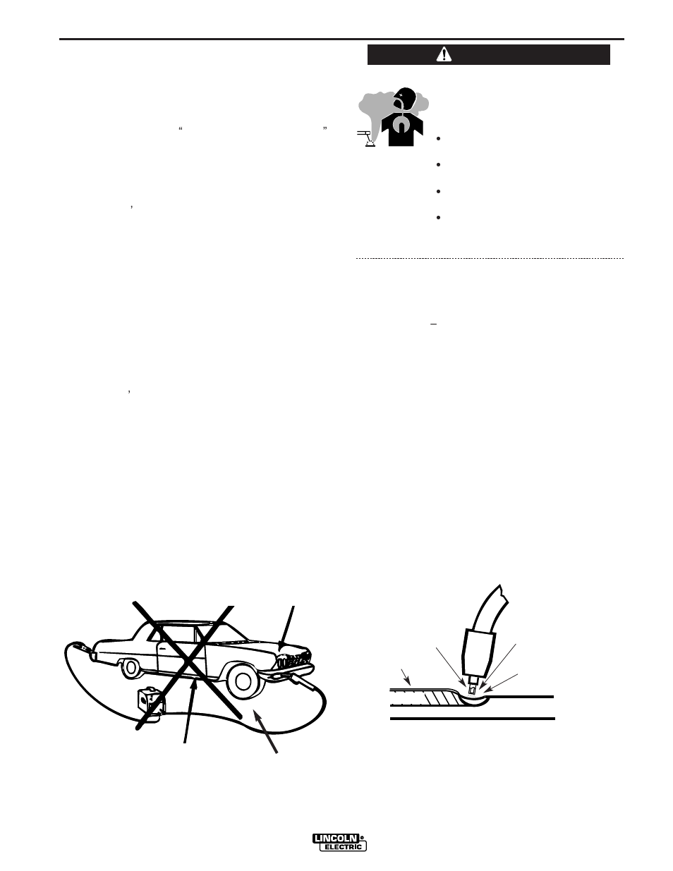 Learning to weld, Warning | Lincoln Electric IM726 SP-175T User Manual | Page 20 / 45