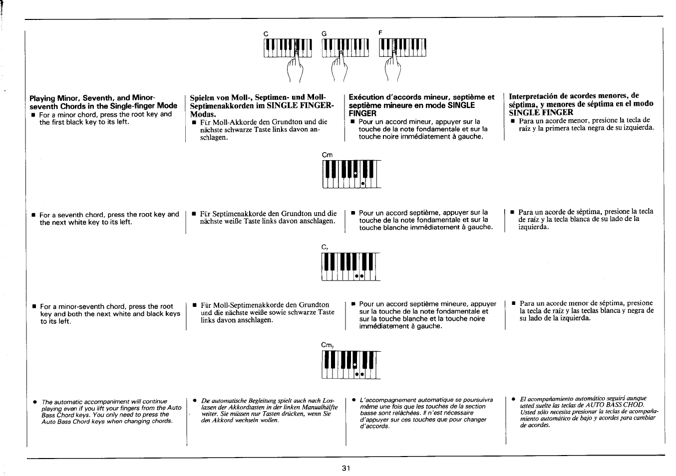 Yamaha PSR-3500 User Manual | Page 33 / 84