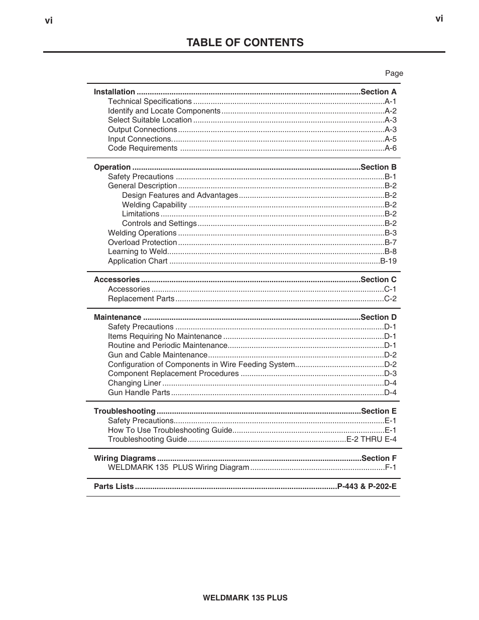 Lincoln Electric IM767 WELDMARK 135 PLUS User Manual | Page 7 / 47