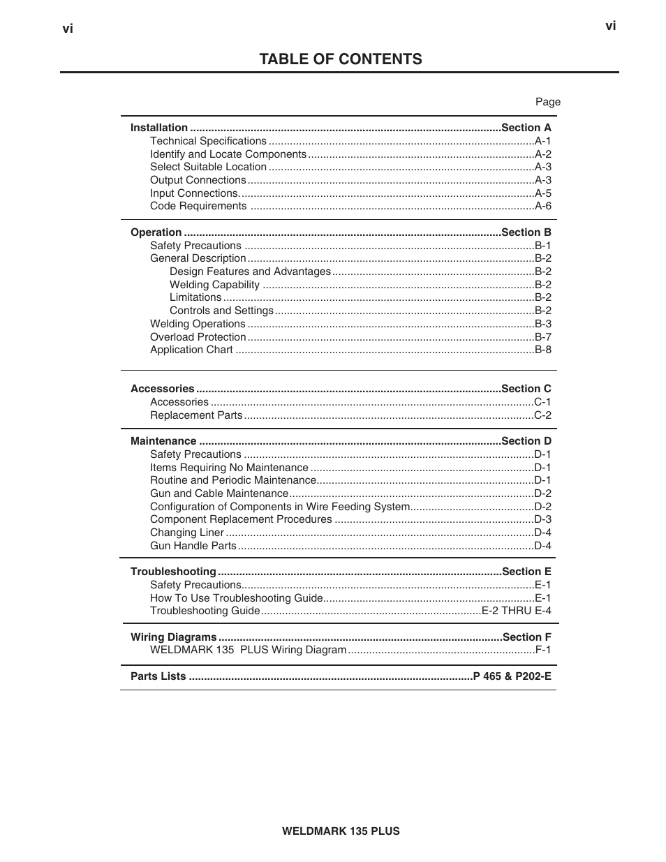 Lincoln Electric IM789 WELDMARK 135 PLUS User Manual | Page 7 / 36