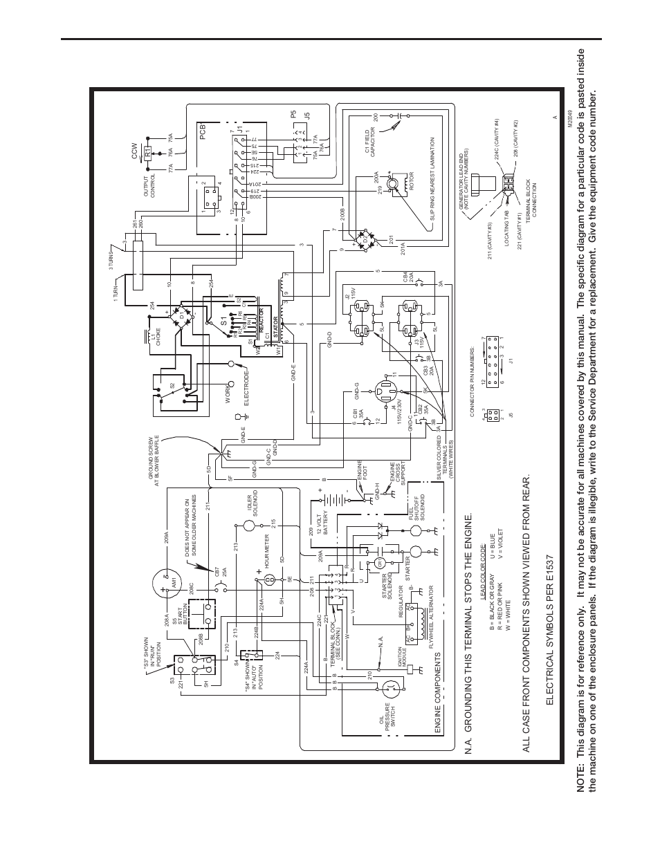 Weldmark 225 f-1, Elec trical sy m b ols per e1537 | Lincoln Electric IM806 WELDMARK 225 User Manual | Page 32 / 37