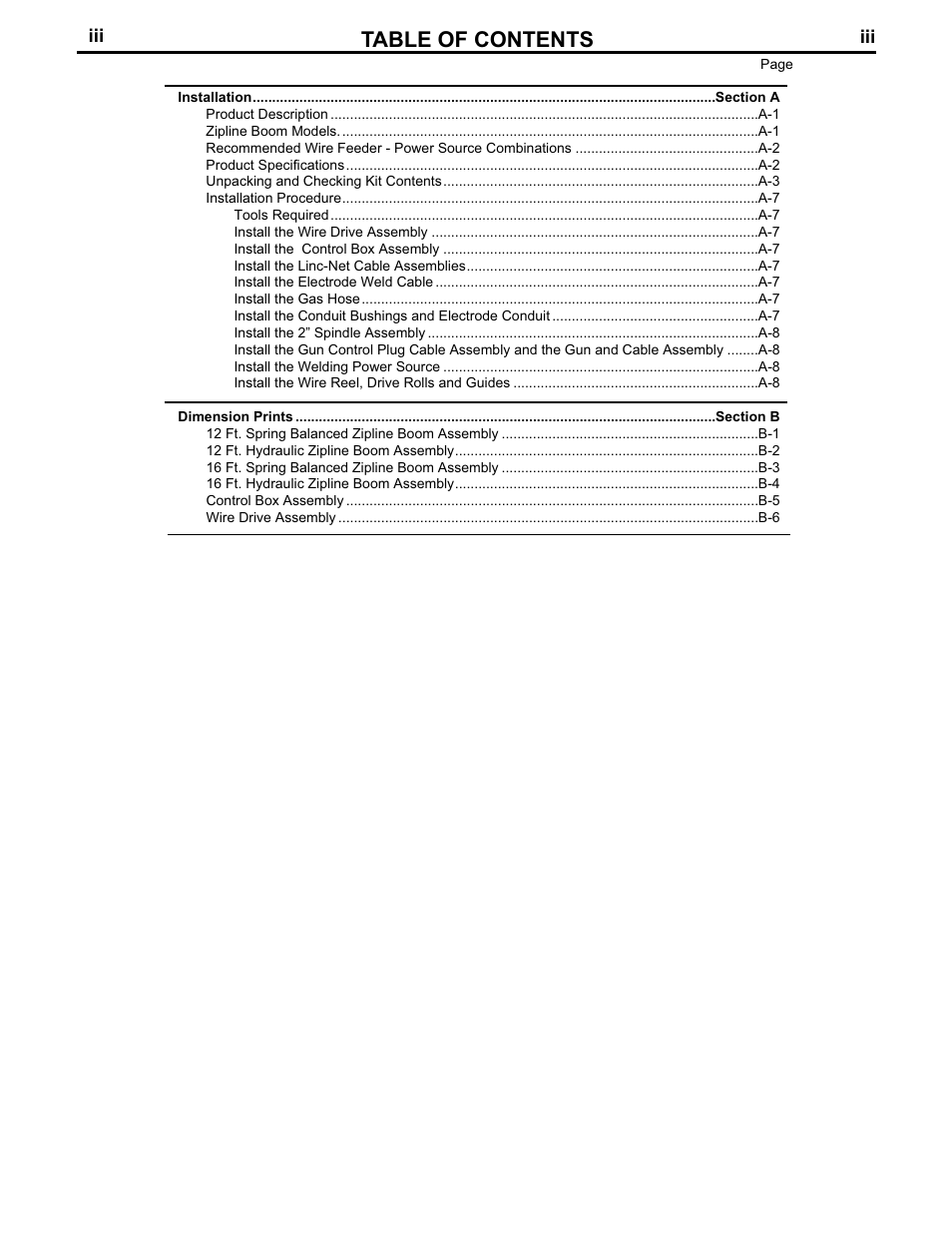 Lincoln Electric IM596-1 PF-10_ZIPLINE BOOM PACKAGE User Manual | Page 4 / 23