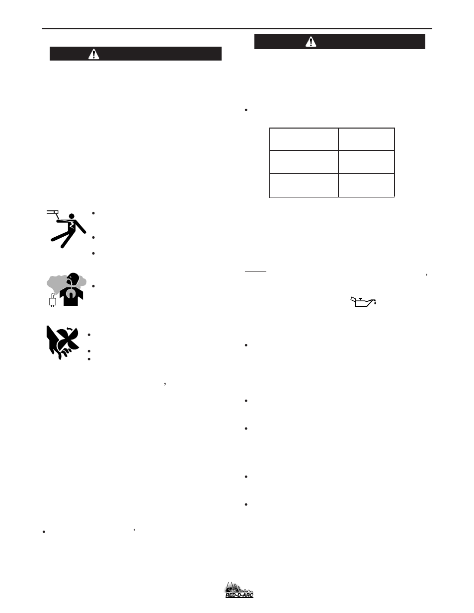 Maintenance, Warning, Safety precautions caution | Lincoln Electric IM858 RED-D-ARC ZR-8 User Manual | Page 24 / 36