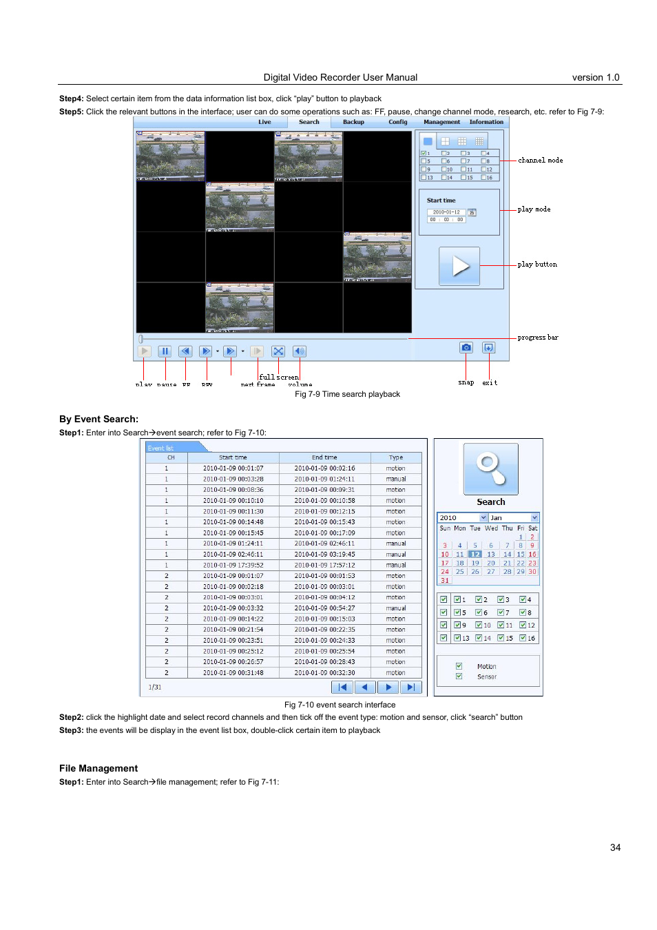 LT Security LTD2516HE User Manual | Page 34 / 73