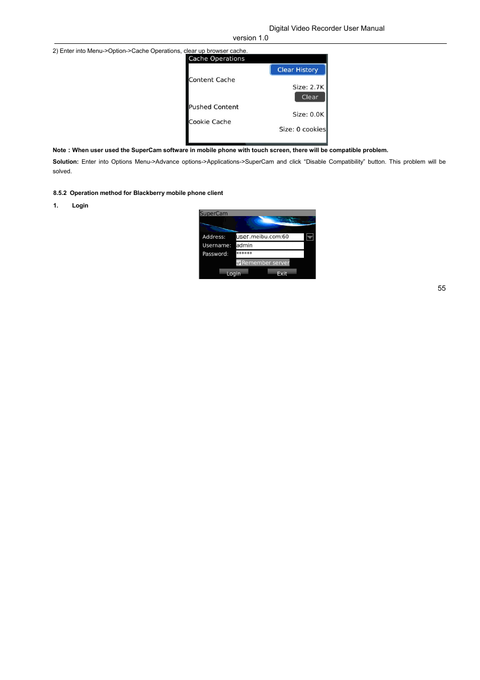 LT Security LTD2516HE User Manual | Page 55 / 73