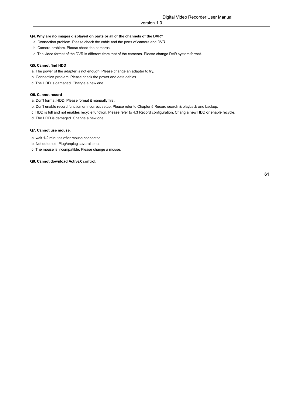 LT Security LTD2516HE User Manual | Page 61 / 73