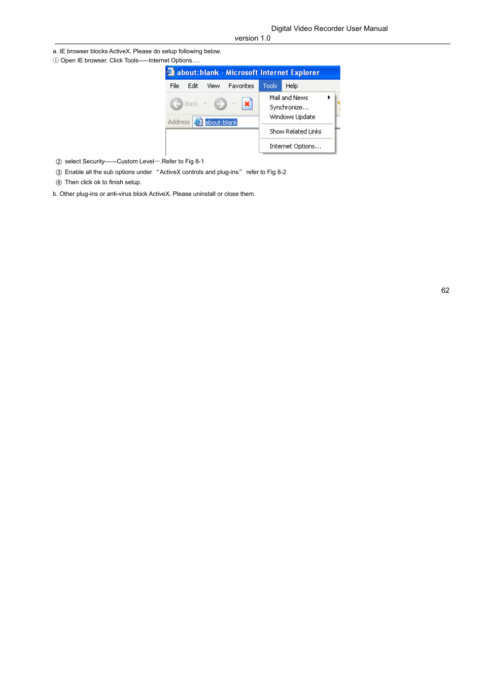 LT Security LTD2516HE User Manual | Page 62 / 73