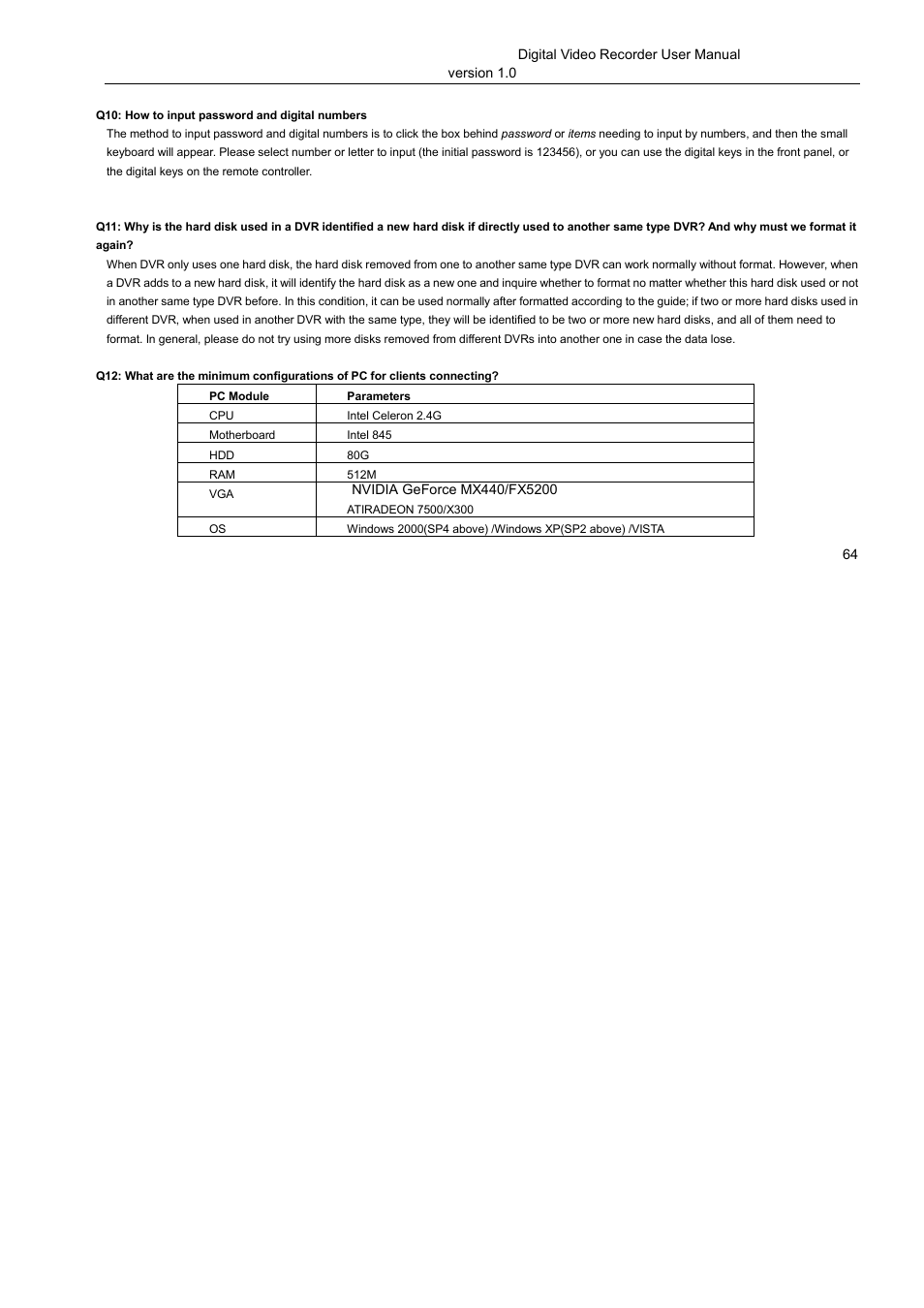 LT Security LTD2516HE User Manual | Page 64 / 73