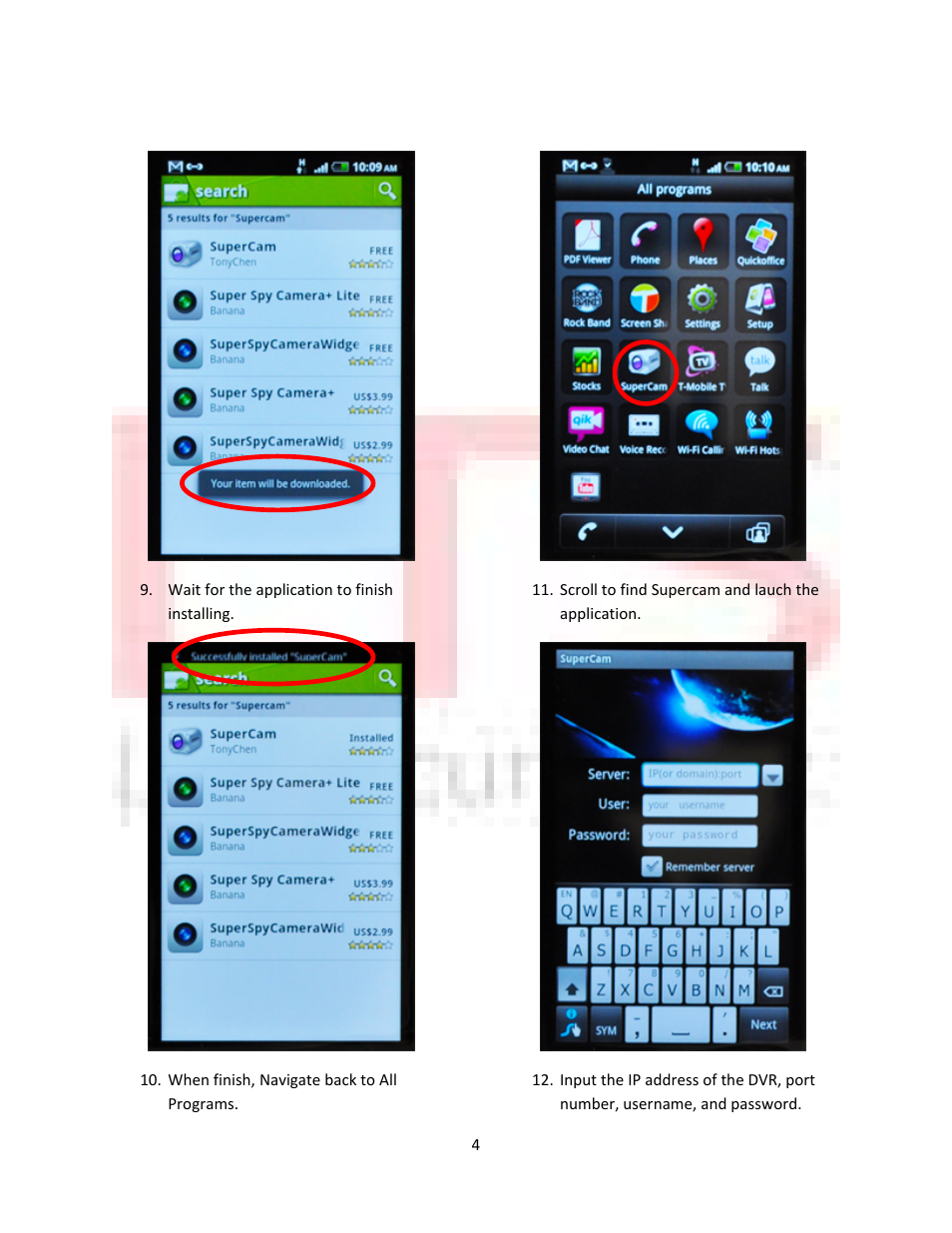 LT Security Remote View Setup Guide for Android Phone User Manual | Page 4 / 5