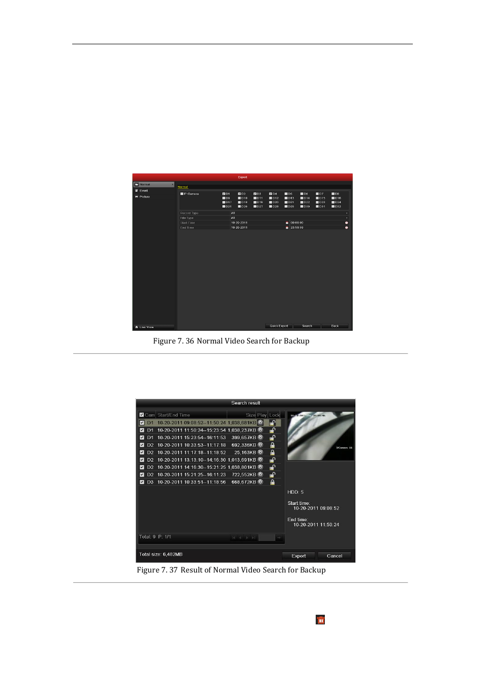 Managing backup devices, 3 managing backup devices | LT Security LTN7600 Series NVR (V2.2.3) User Manual | Page 122 / 205