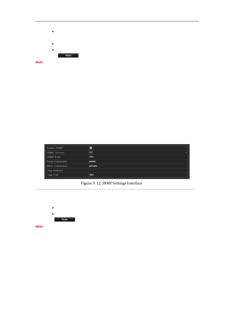 Configuring snmp, Configuring remote alarm host, 4 configuring snmp | 5 configuring remote alarm host | LT Security LTN7600 Series NVR (V2.2.3) User Manual | Page 146 / 205