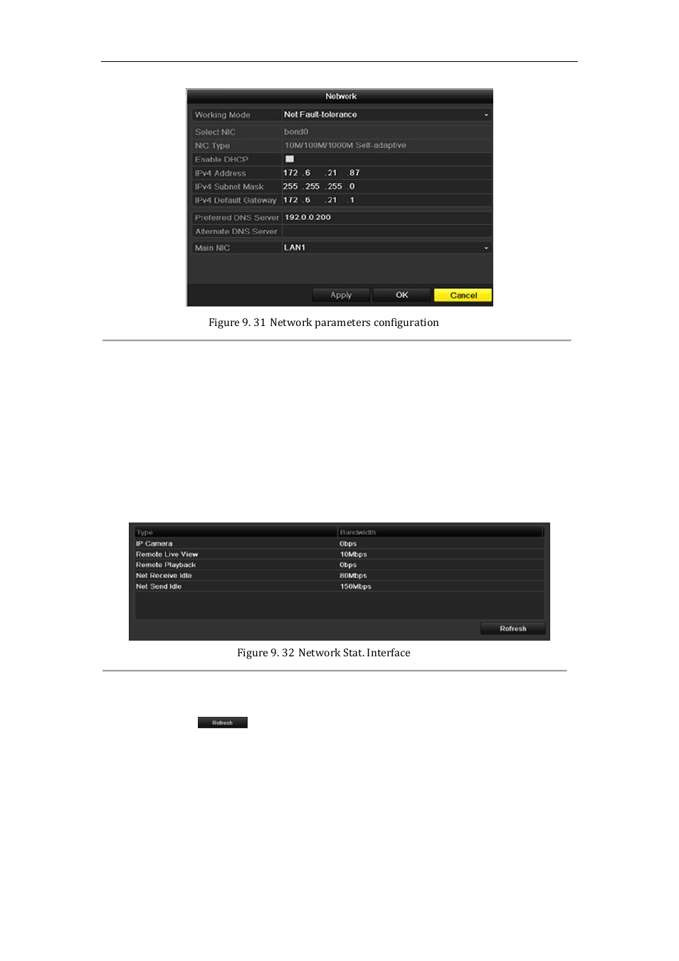 Checking network statistics, 4 checking network statistics | LT Security LTN7600 Series NVR (V2.2.3) User Manual | Page 157 / 205