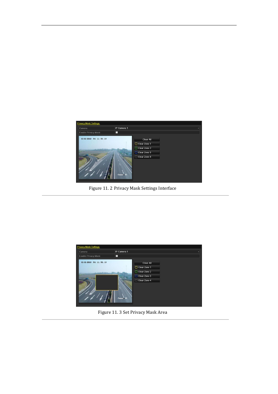 Configuring privacy mask, 2 configuring privacy mask | LT Security LTN7600 Series NVR (V2.2.3) User Manual | Page 177 / 205