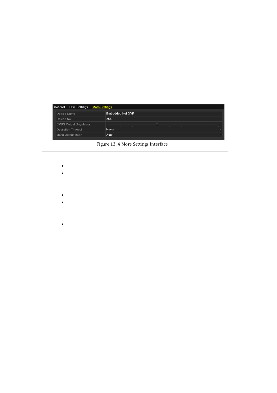 Configuring more settings for device parameters, 4 configuring more settings for device parameters | LT Security LTN7600 Series NVR (V2.2.3) User Manual | Page 195 / 205