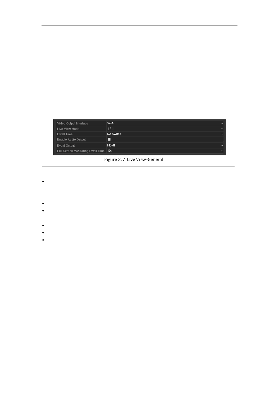 Adjusting live view settings, 3 adjusting live view settings | LT Security LTN7600 Series NVR (V2.2.3) User Manual | Page 45 / 205