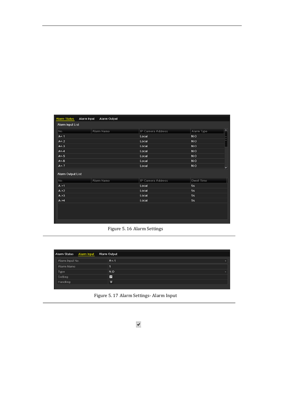 Configuring alarm triggered record and capture, 4 configuring alarm triggered record and capture | LT Security LTN7600 Series NVR (V2.2.3) User Manual | Page 69 / 205