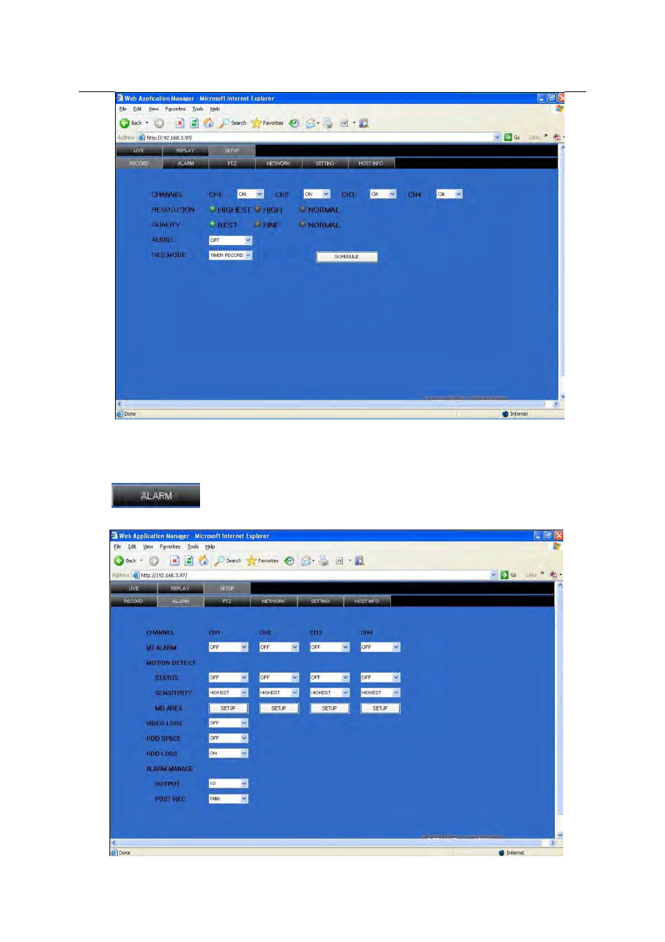 2 alarm, 1 zoom | LT Security LTD2284HMK User Manual | Page 33 / 47