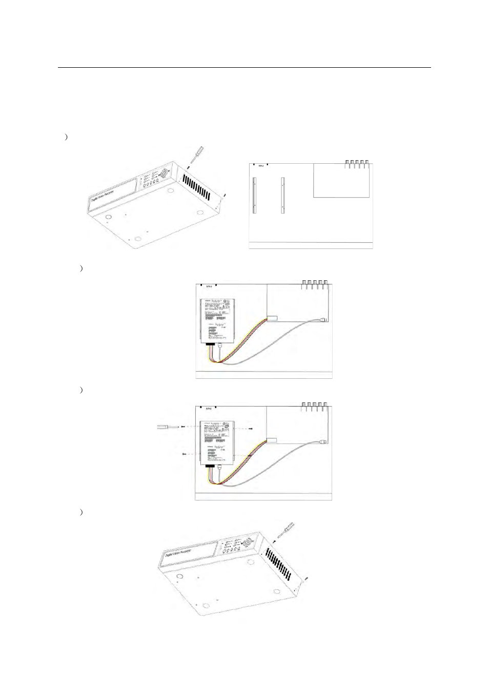 2 hdd installation, 2 alarm | LT Security LTD2284HMK User Manual | Page 42 / 47