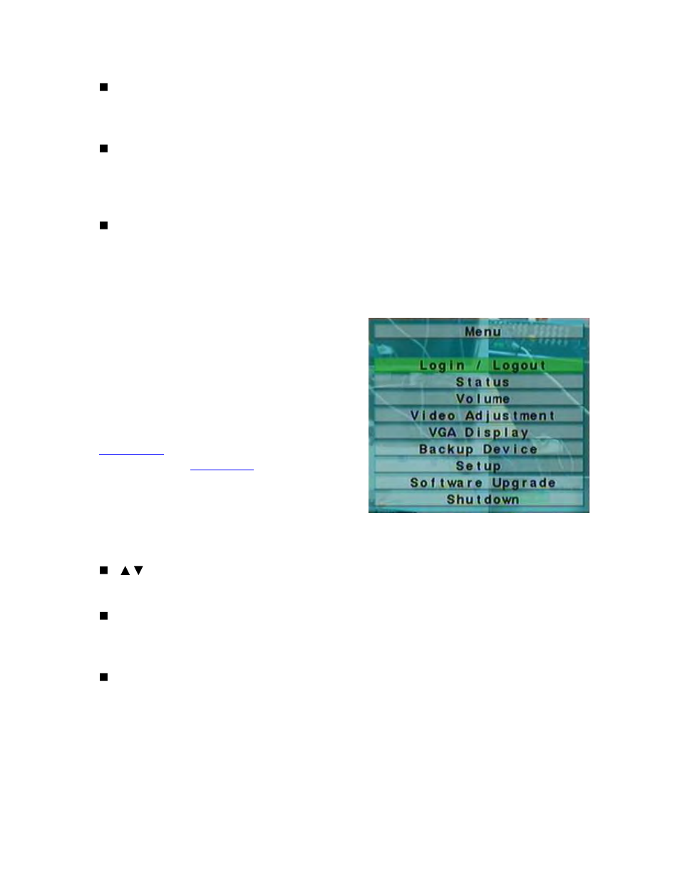 Menu display | LT Security LTD6299 User Manual | Page 23 / 82