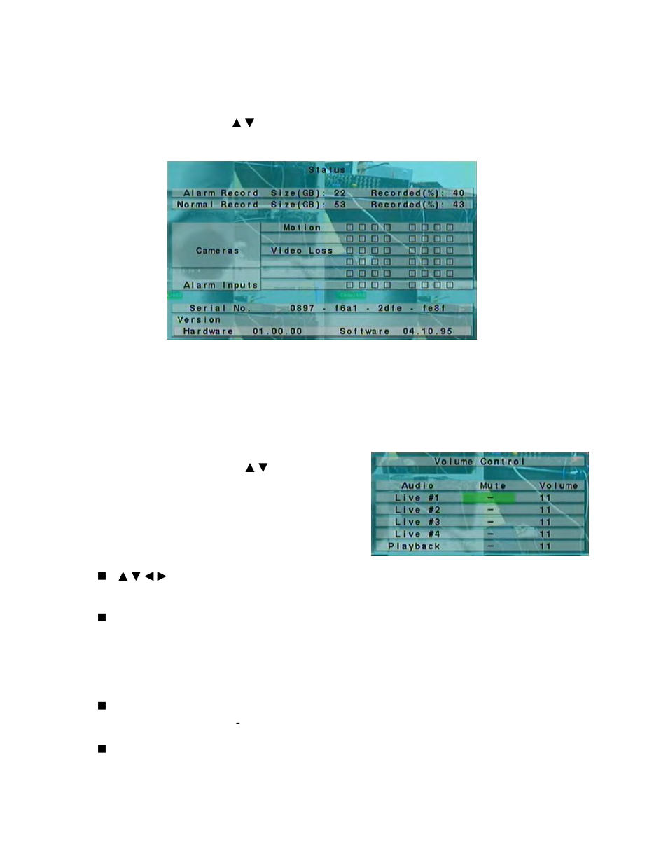 1 status display, 2 volume control | LT Security LTD6299 User Manual | Page 24 / 82