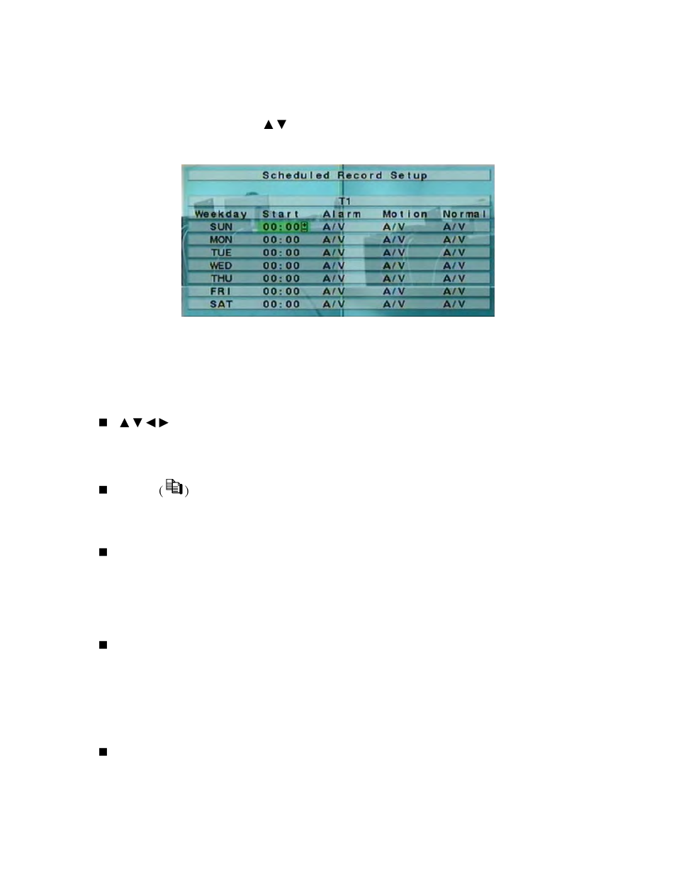 5 scheduled record setup | LT Security LTD6299 User Manual | Page 43 / 82