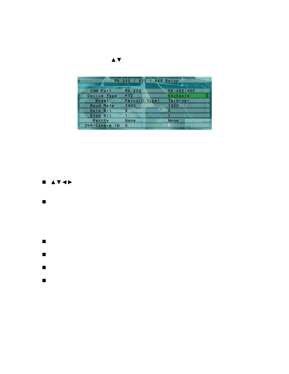 9 rs-232/422/485 setup, Section 6.9 | LT Security LTD6299 User Manual | Page 51 / 82