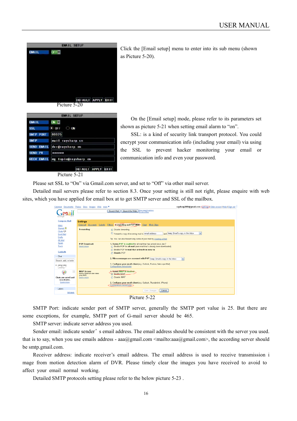 User manual | LT Security LTD451H6 User Manual | Page 19 / 33