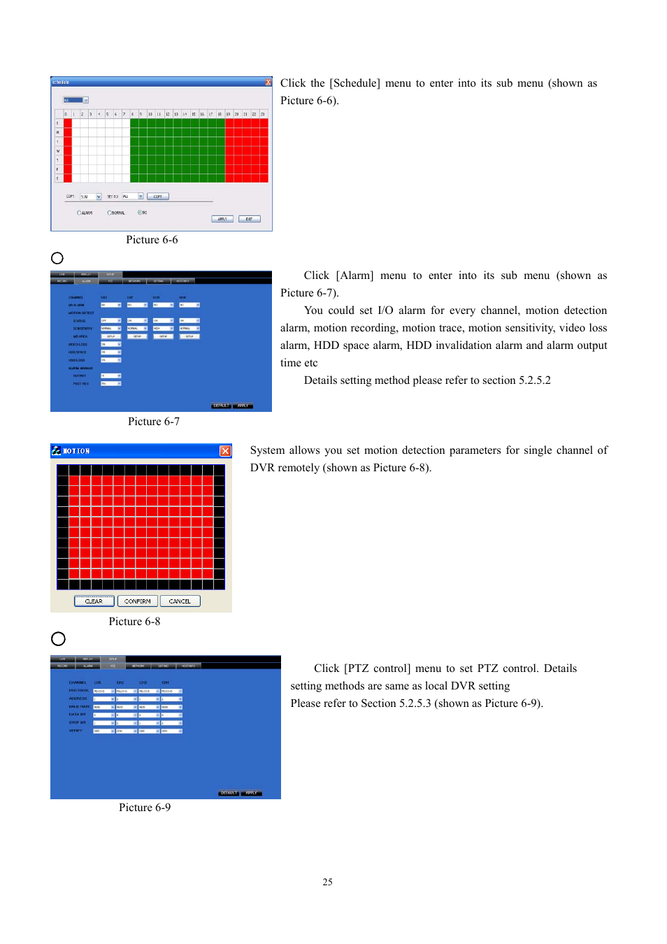 3 ptz control | LT Security LTD851H6 User Manual | Page 28 / 33