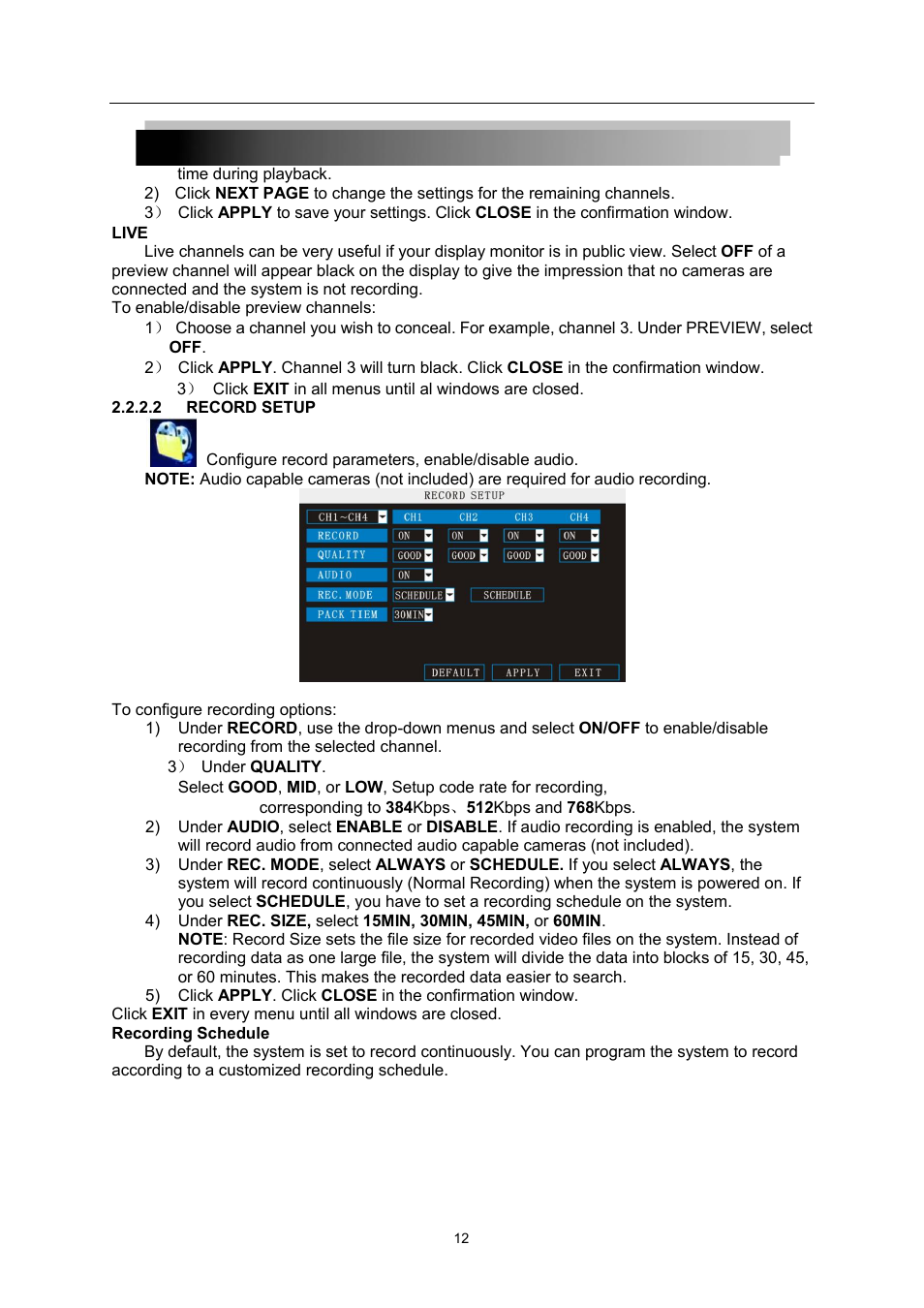 LT Security LTD7726 User Manual | Page 12 / 48