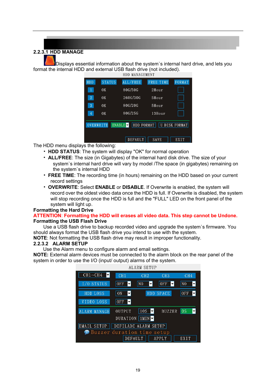 LT Security LTD7726 User Manual | Page 19 / 48