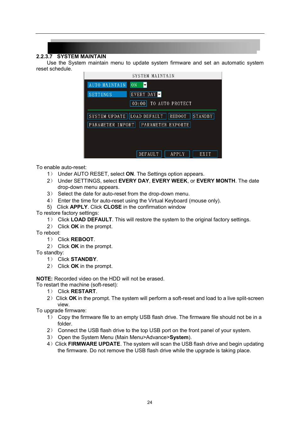 LT Security LTD7726 User Manual | Page 24 / 48