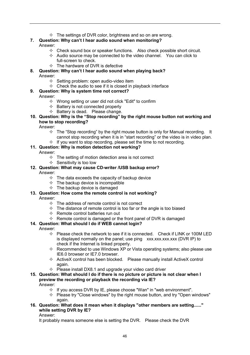 LT Security LTD7726 User Manual | Page 46 / 48