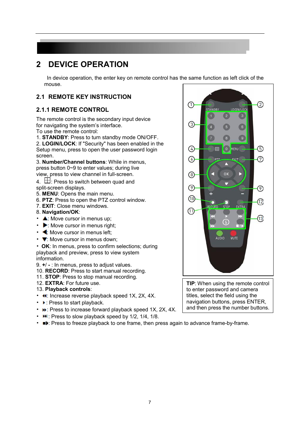 2 device operation | LT Security LTD7726 User Manual | Page 7 / 48