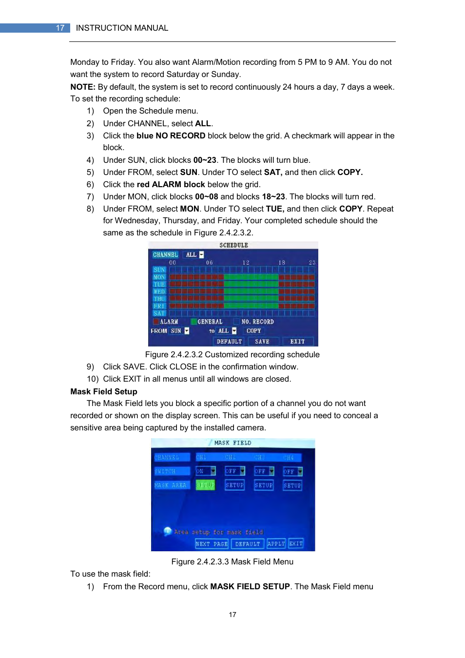 LT Security LTD7708 User Manual | Page 17 / 54