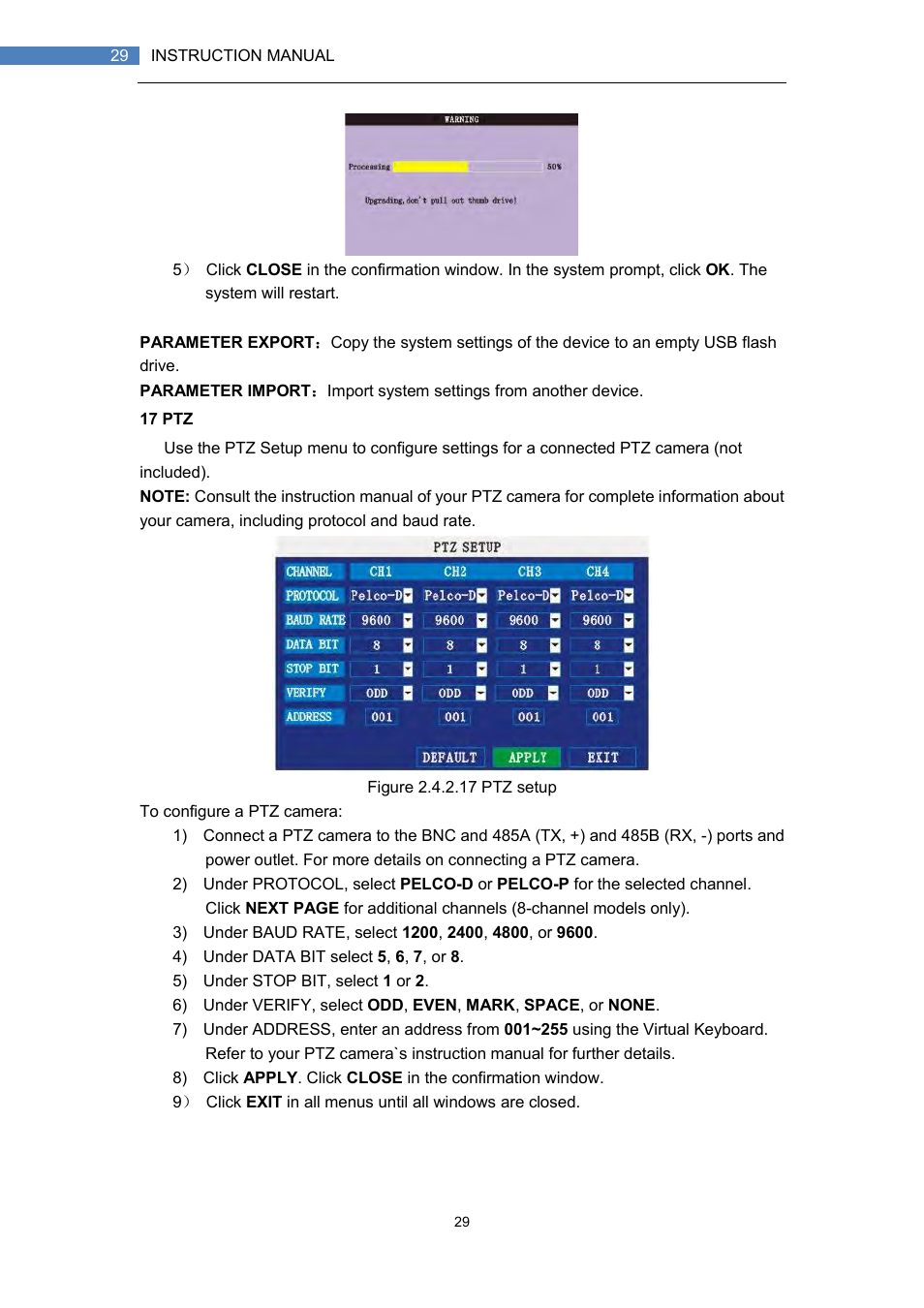LT Security LTD7708 User Manual | Page 29 / 54