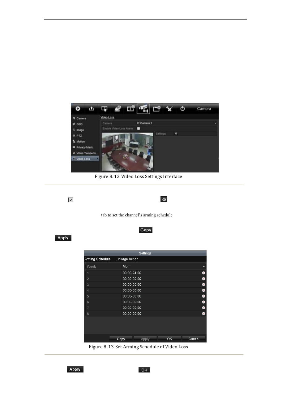 Detecting video loss, 3 detecting video loss | LT Security LTN7616-HT (Hybrid) User Manual | Page 111 / 193