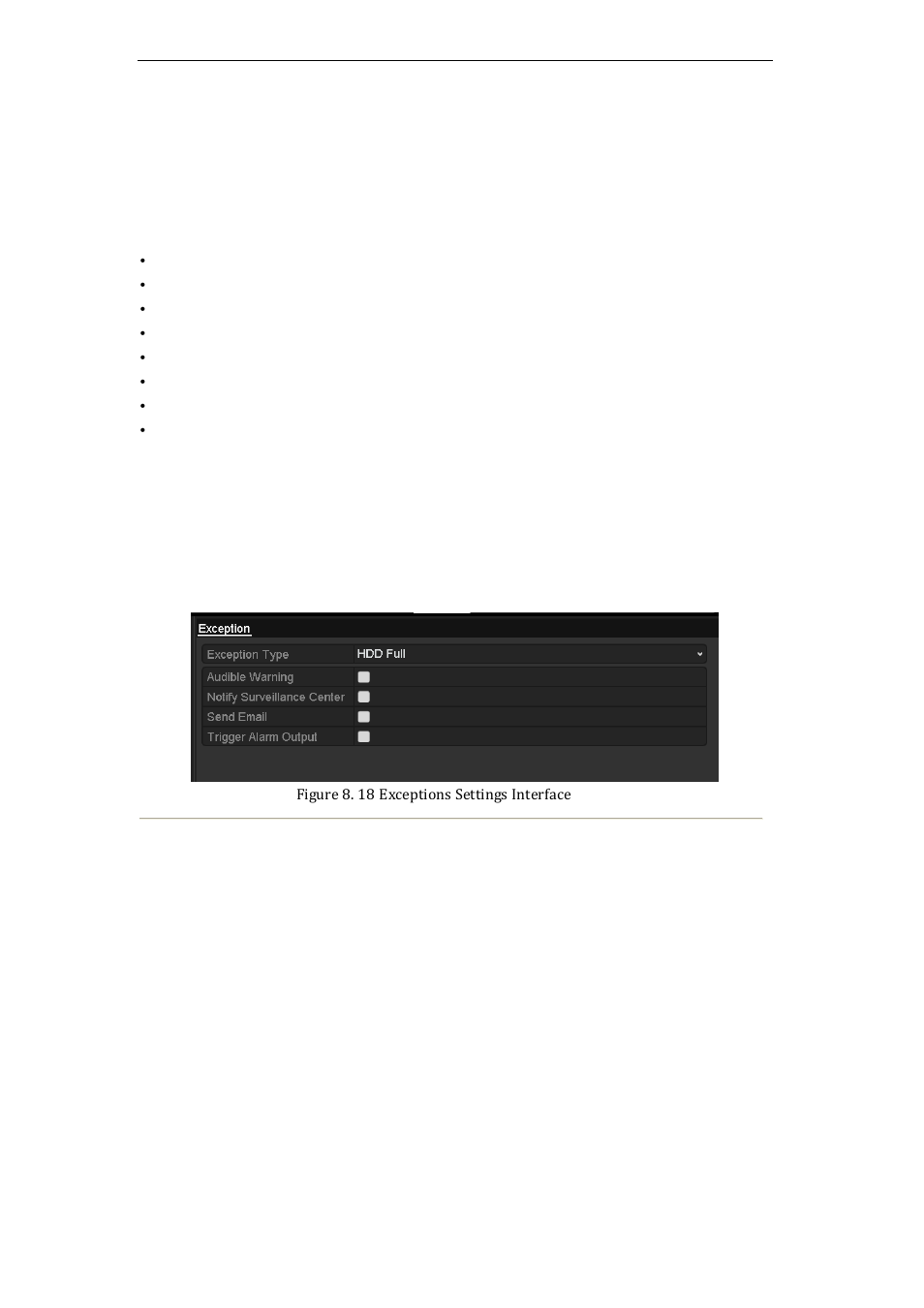 Handling exceptions, 5 handling exceptions | LT Security LTN7616-HT (Hybrid) User Manual | Page 115 / 193