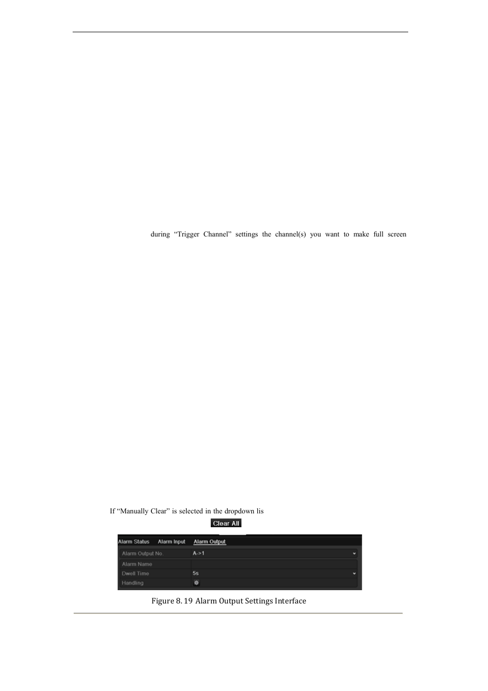 Setting alarm response actions, 6 setting alarm response actions | LT Security LTN7616-HT (Hybrid) User Manual | Page 116 / 193