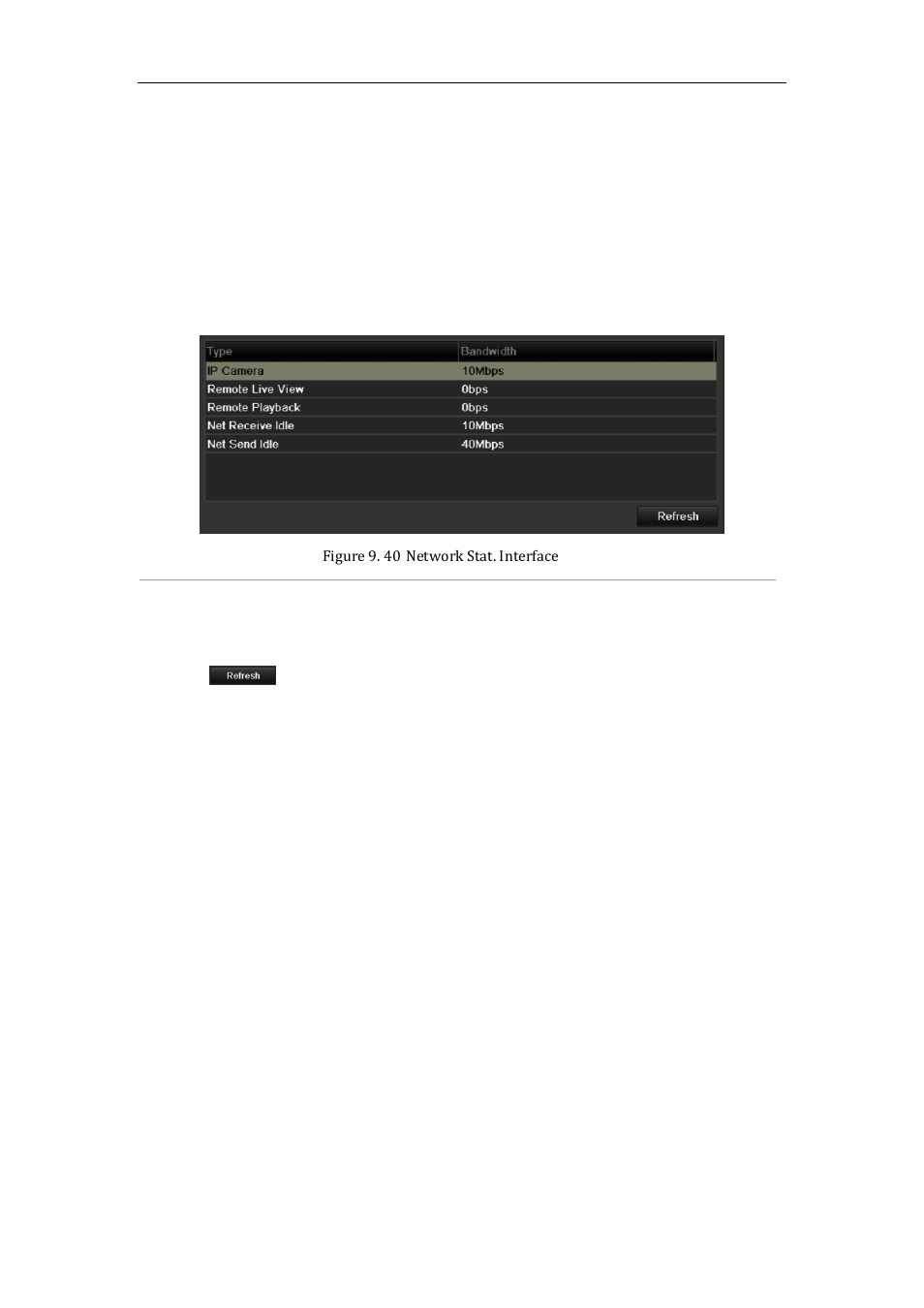 Checking network statistics, 4 checking network statistics | LT Security LTN7616-HT (Hybrid) User Manual | Page 140 / 193