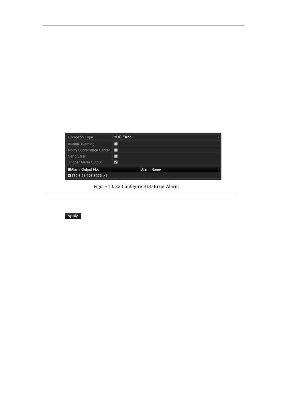 Configuring hdd error alarms, 8 configuring hdd error alarms | LT Security LTN7616-HT (Hybrid) User Manual | Page 155 / 193