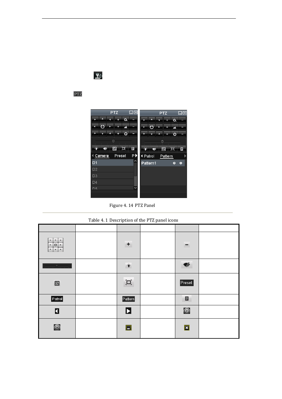 Ptz control panel, 3 ptz control panel | LT Security LTN7616-HT (Hybrid) User Manual | Page 51 / 193