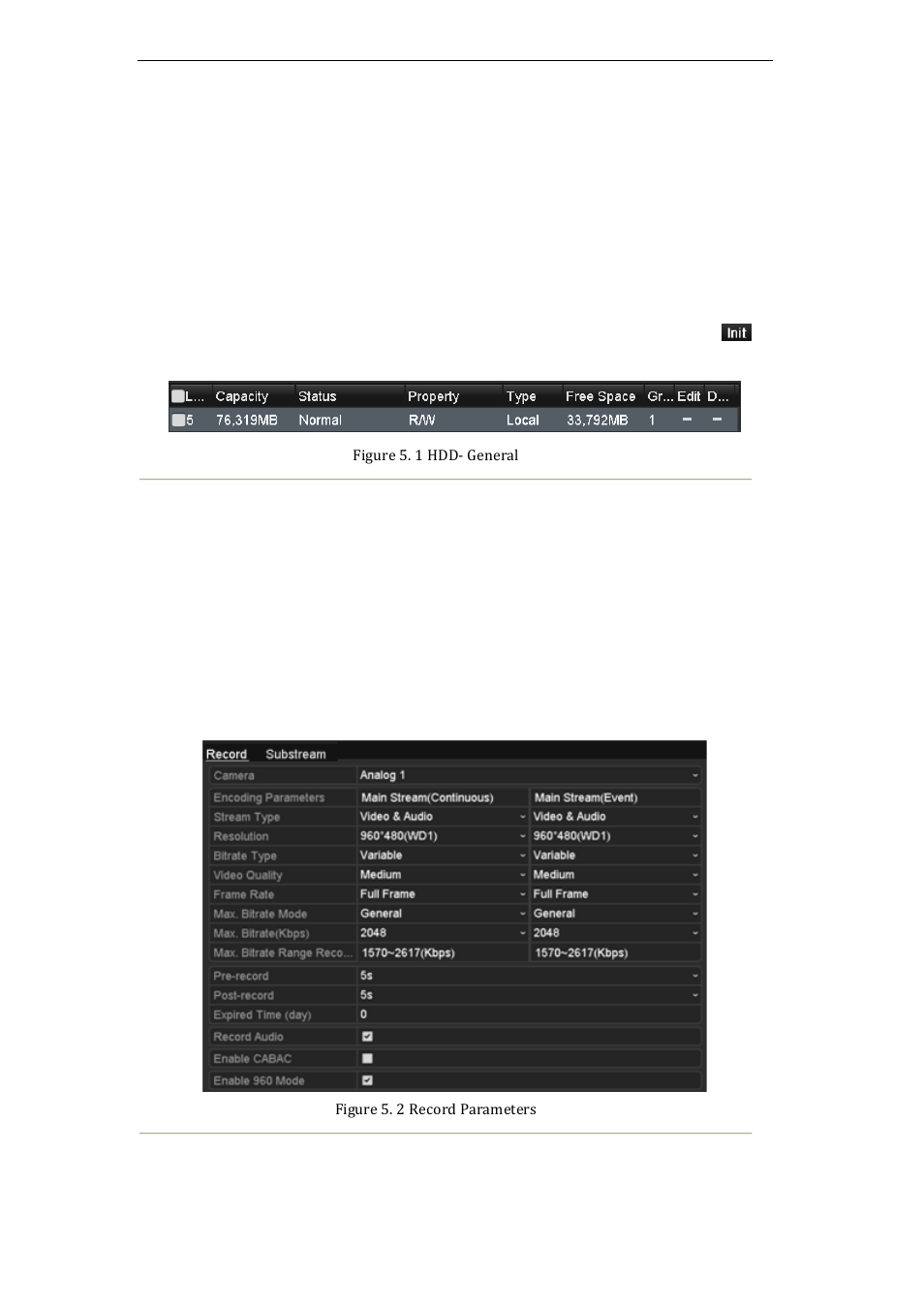 Configuring encoding parameters, 1 configuring encoding parameters | LT Security LTN7616-HT (Hybrid) User Manual | Page 53 / 193