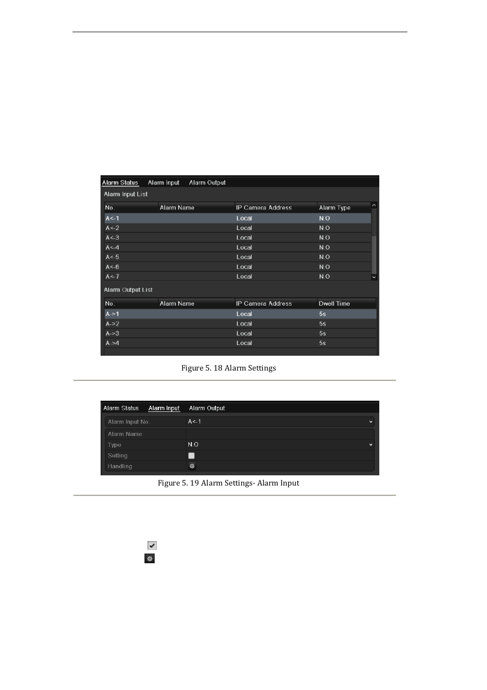 Configuring alarm triggered recording, 4 configuring alarm triggered recording | LT Security LTN7616-HT (Hybrid) User Manual | Page 62 / 193