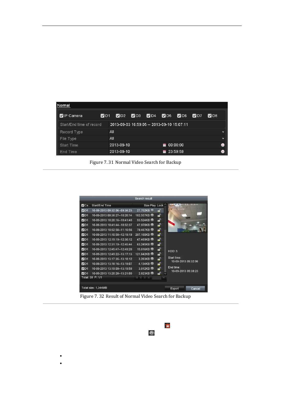 Managing backup devices, 3 managing backup devices | LT Security LTN8600 Series NVR (V2.3.2) User Manual | Page 113 / 215