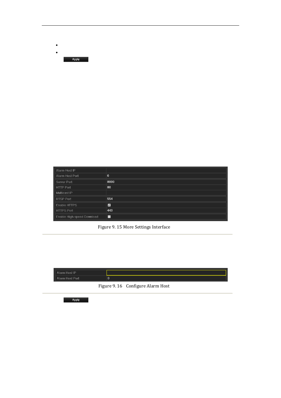 Configuring remote alarm host, Configuring multicast, 5 configuring remote alarm host | 6 configuring multicast | LT Security LTN8600 Series NVR (V2.3.2) User Manual | Page 138 / 215