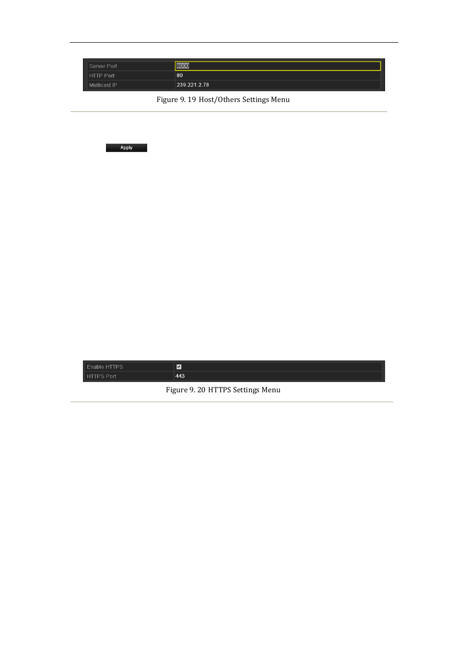 Configuring https port, Configuring email, 10 configuring email | LT Security LTN8600 Series NVR (V2.3.2) User Manual | Page 140 / 215