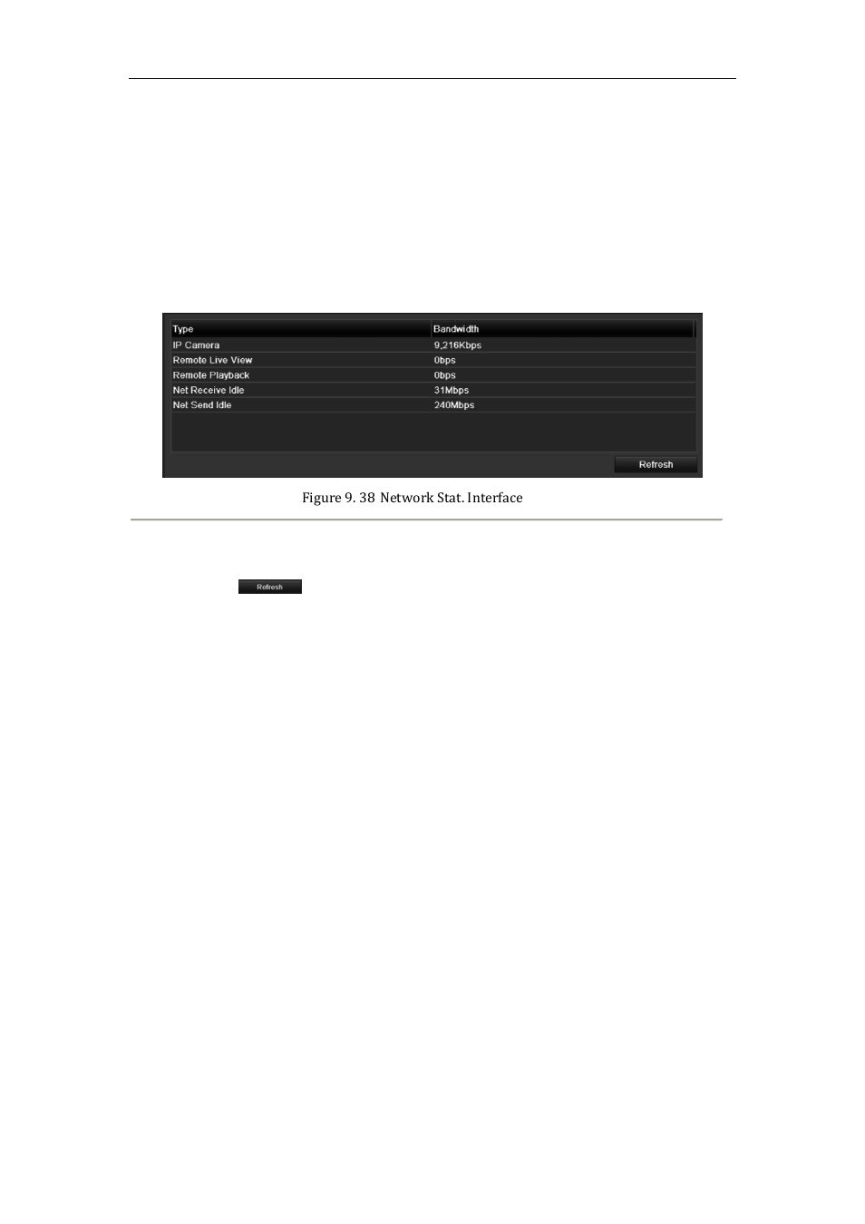 Checking network statistics, 4 checking network statistics | LT Security LTN8600 Series NVR (V2.3.2) User Manual | Page 149 / 215